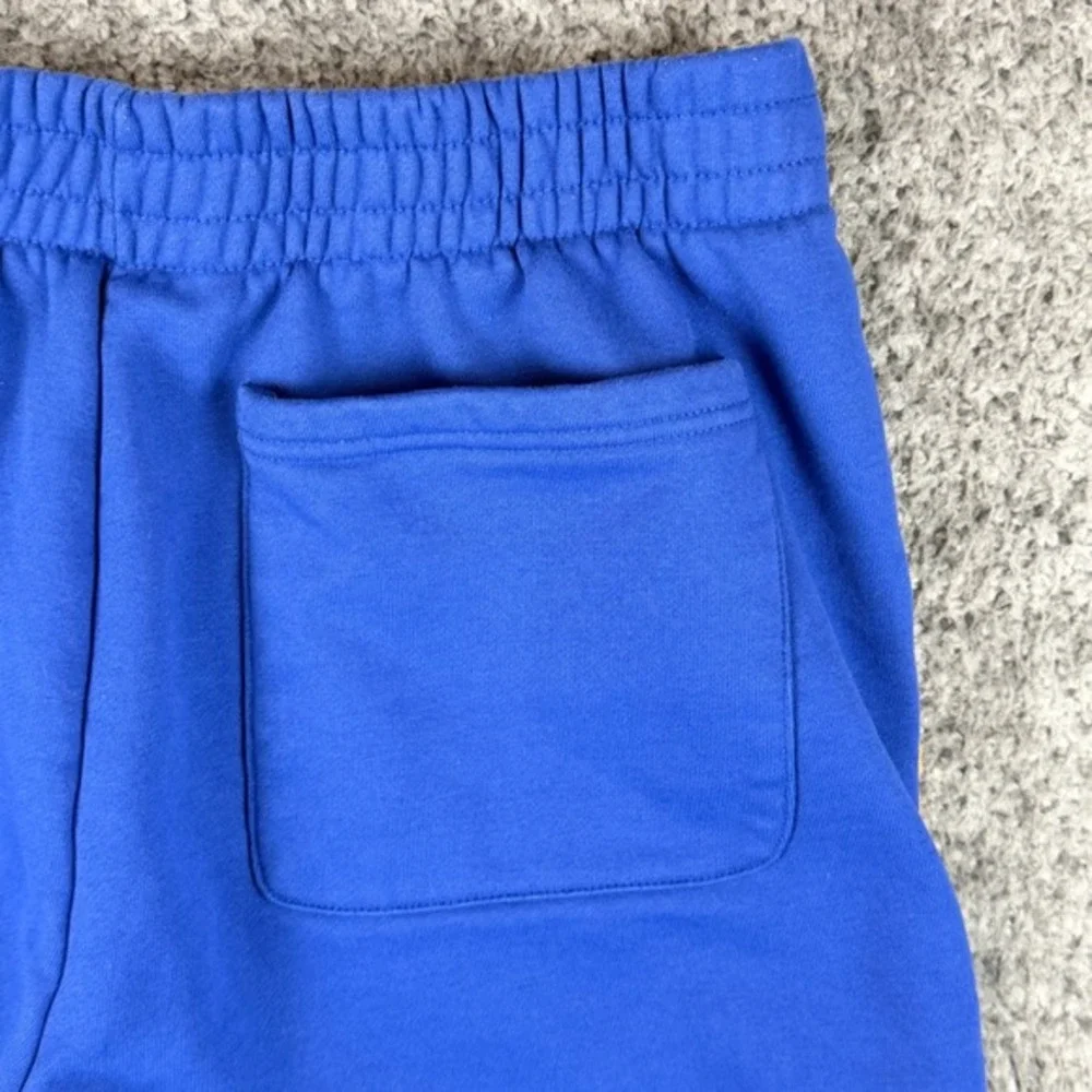Reebok Forever 21 Mens XL Blue Yellow Snap Button Tear Away Track Pants Joggers